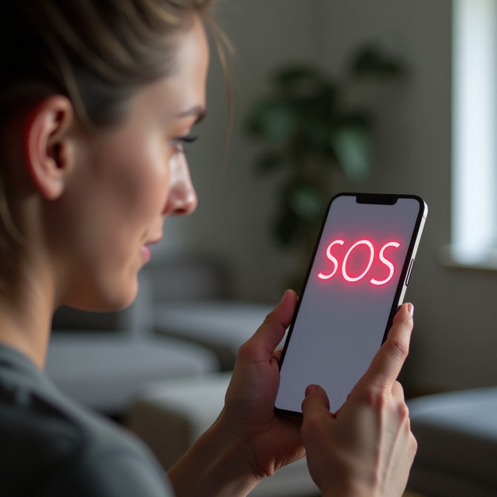 ทำไมโทรศัพท์ของฉันถึงบอกว่า SOS